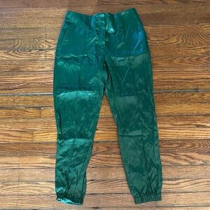 3.1 Phillip Lim Green Satin Pants